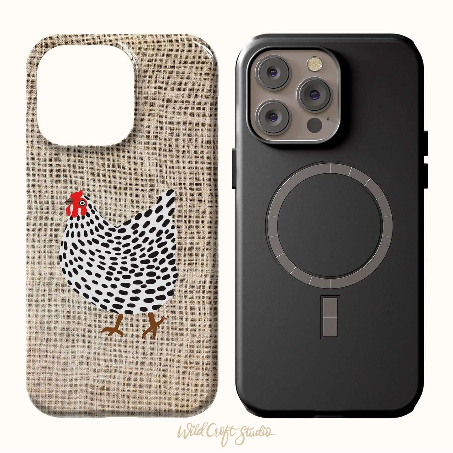 Farmhouse Hen MAGSAFE Rugged Case