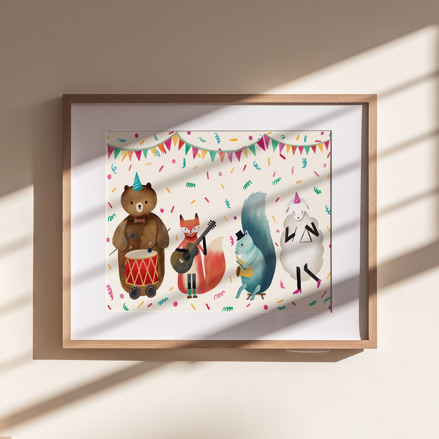 a picture of a picture of a bear and other animals