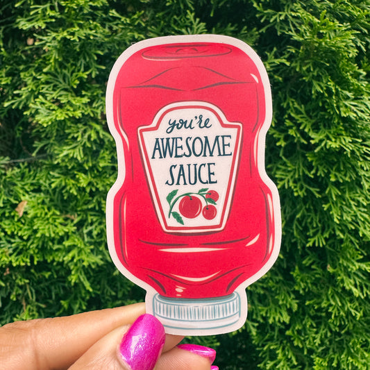 Awesomesauce Permanent Vinyl Sticker
