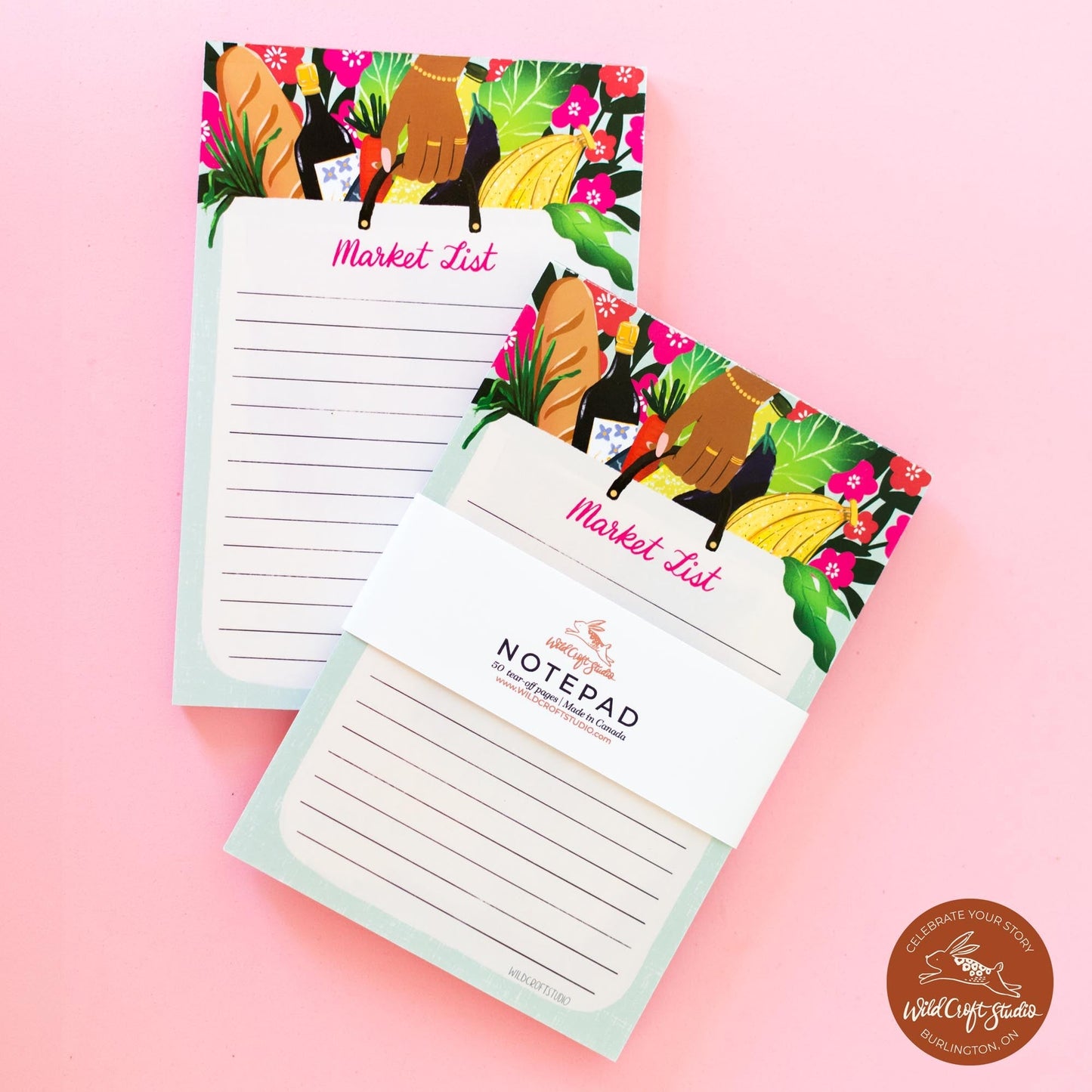 Buy Canadian Market Tote Notepad WS