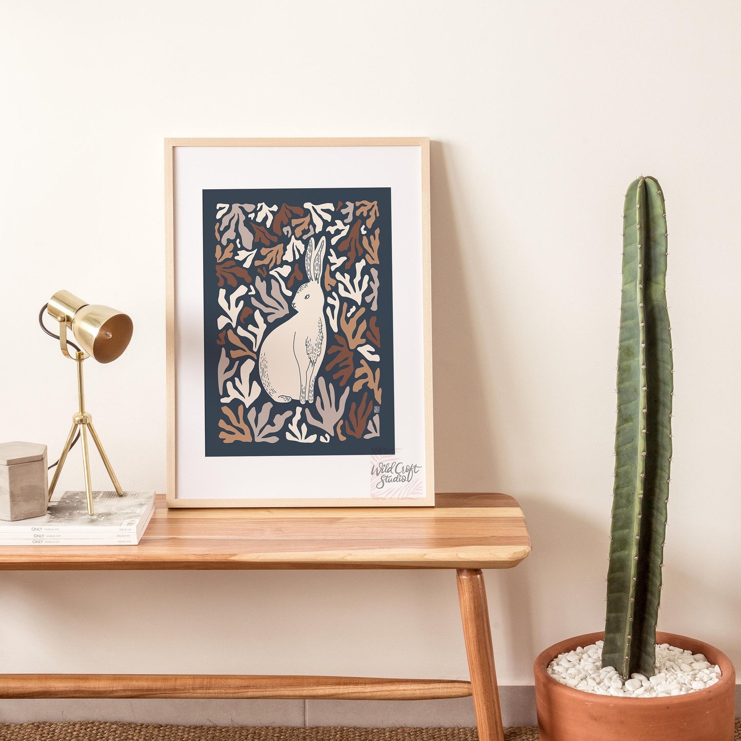 Darling Bunny (Muted) Art Print WS