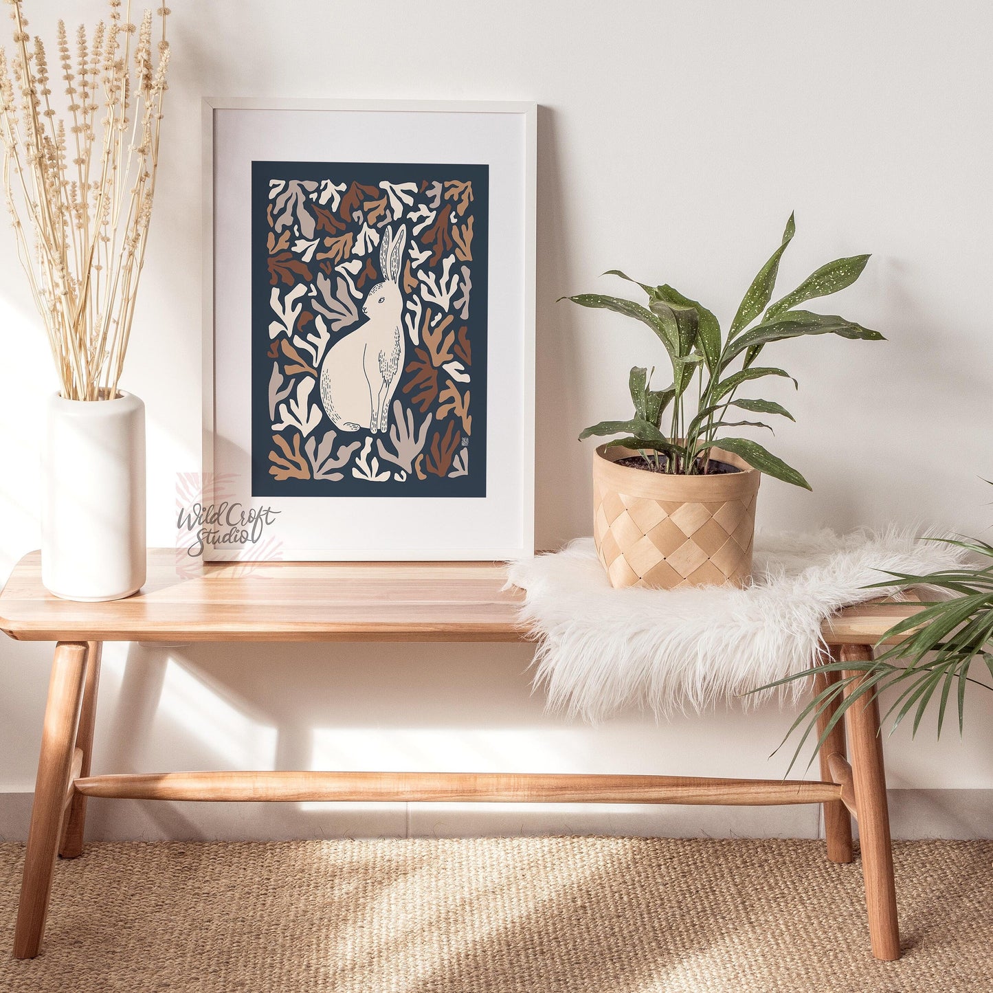 Darling Bunny (Muted) Art Print WS