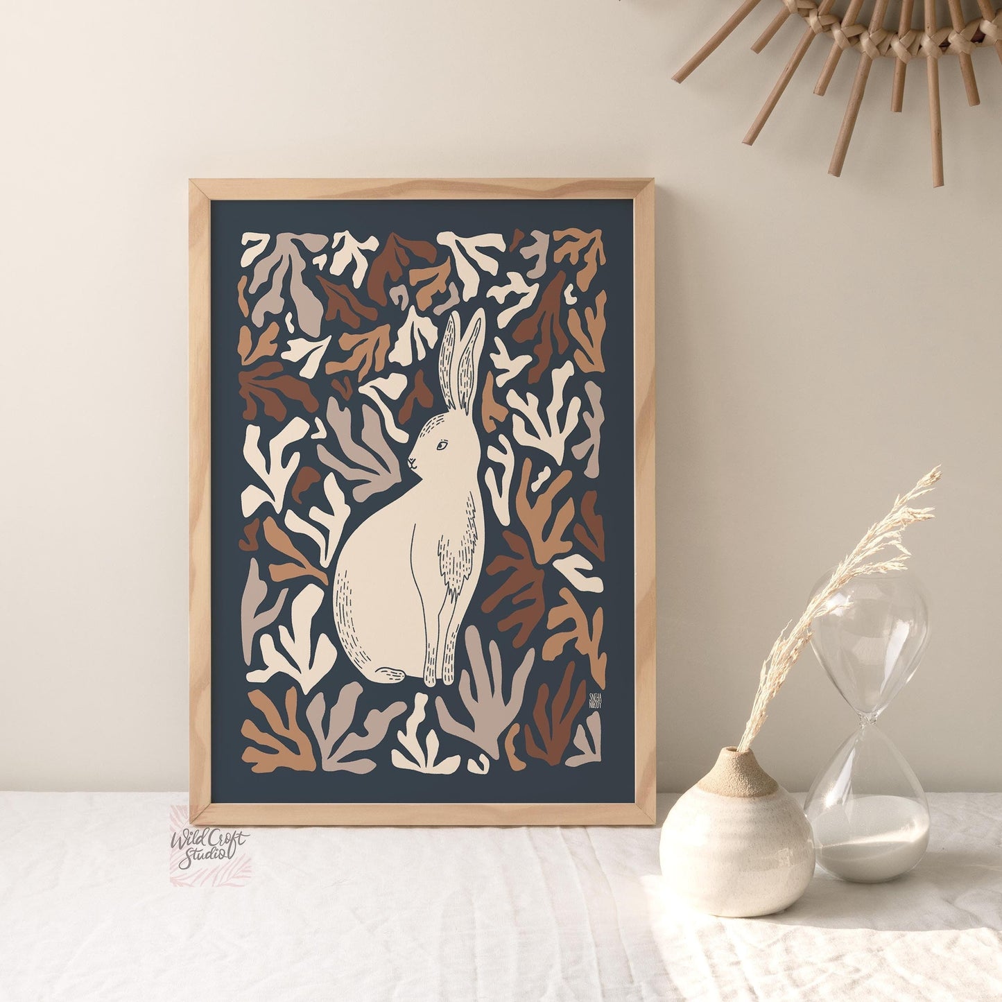 Darling Bunny (Muted) Art Print WS