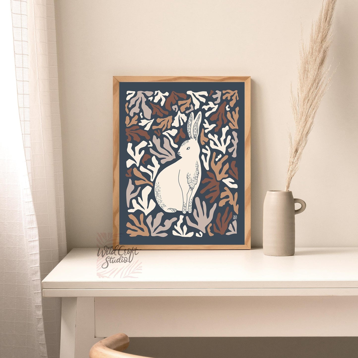Darling Bunny (Muted) Art Print WS