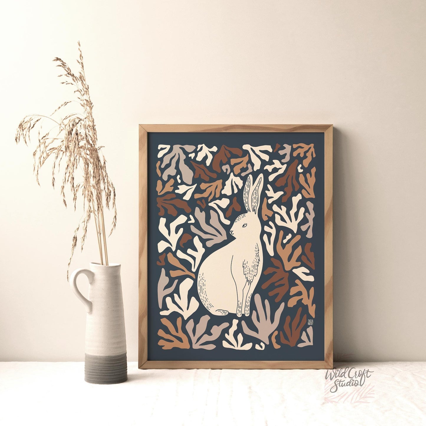 Darling Bunny (Muted) Art Print WS