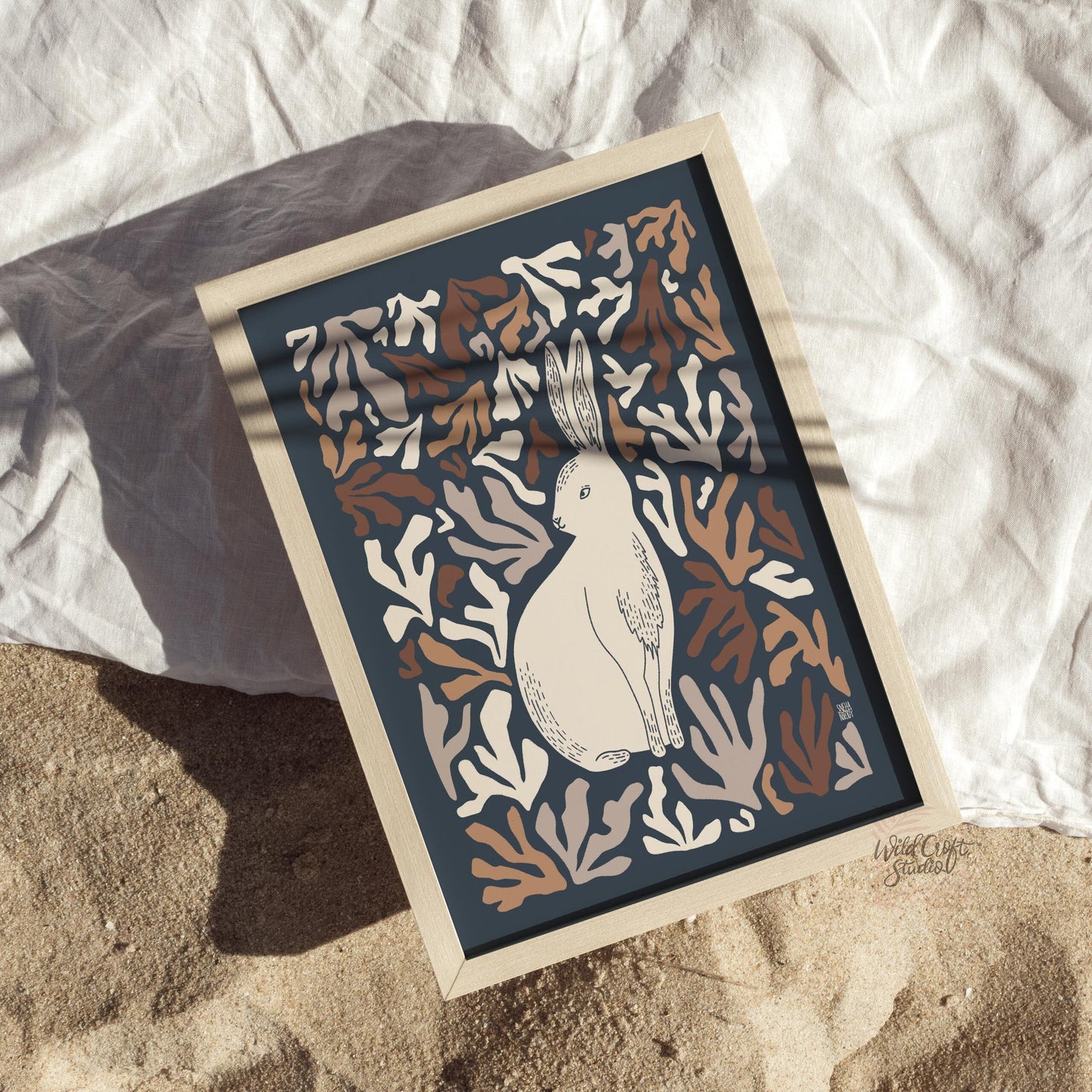 Darling Bunny (Muted) Art Print WS