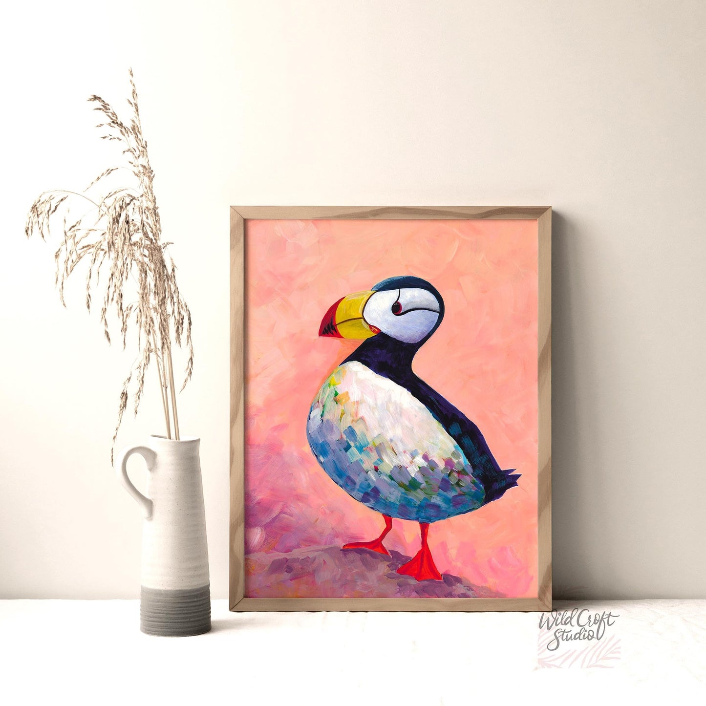 Puffin Bird Art Print WS
