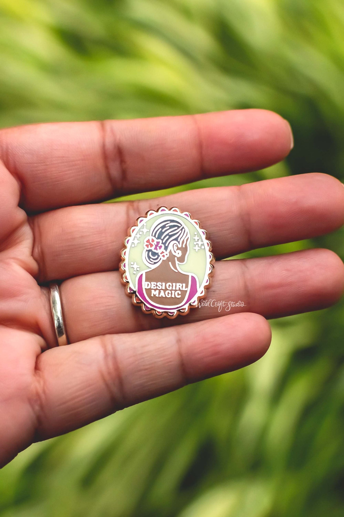 Desi Girl Magic Hard Enamel Pin WS
