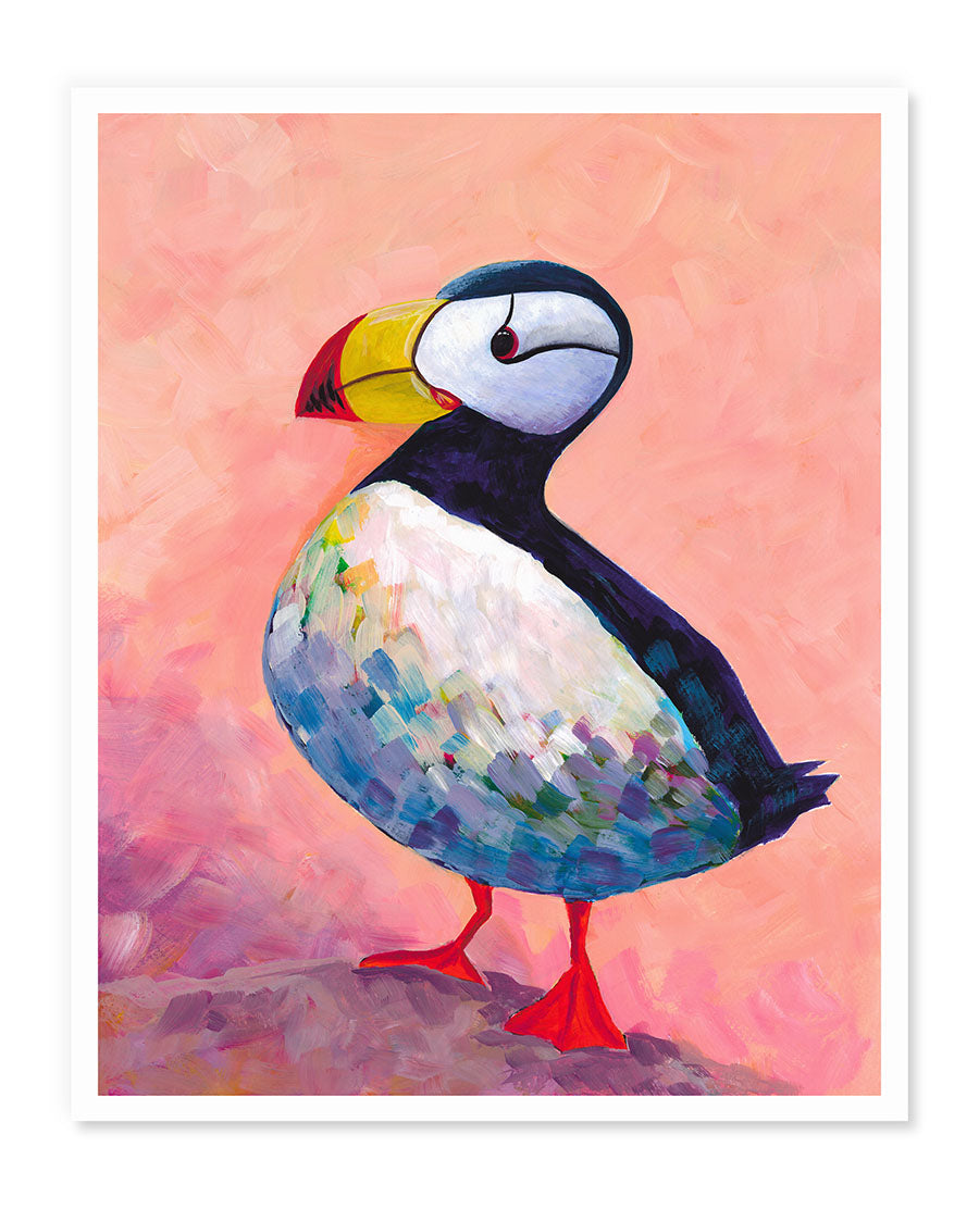 Puffin Bird Art Print WS