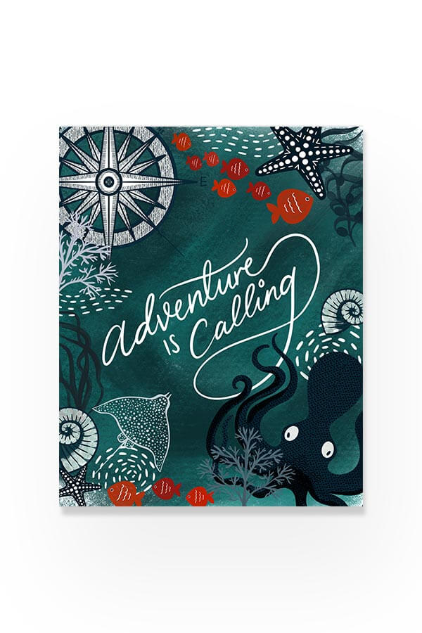 Adventure Is Calling Art Print