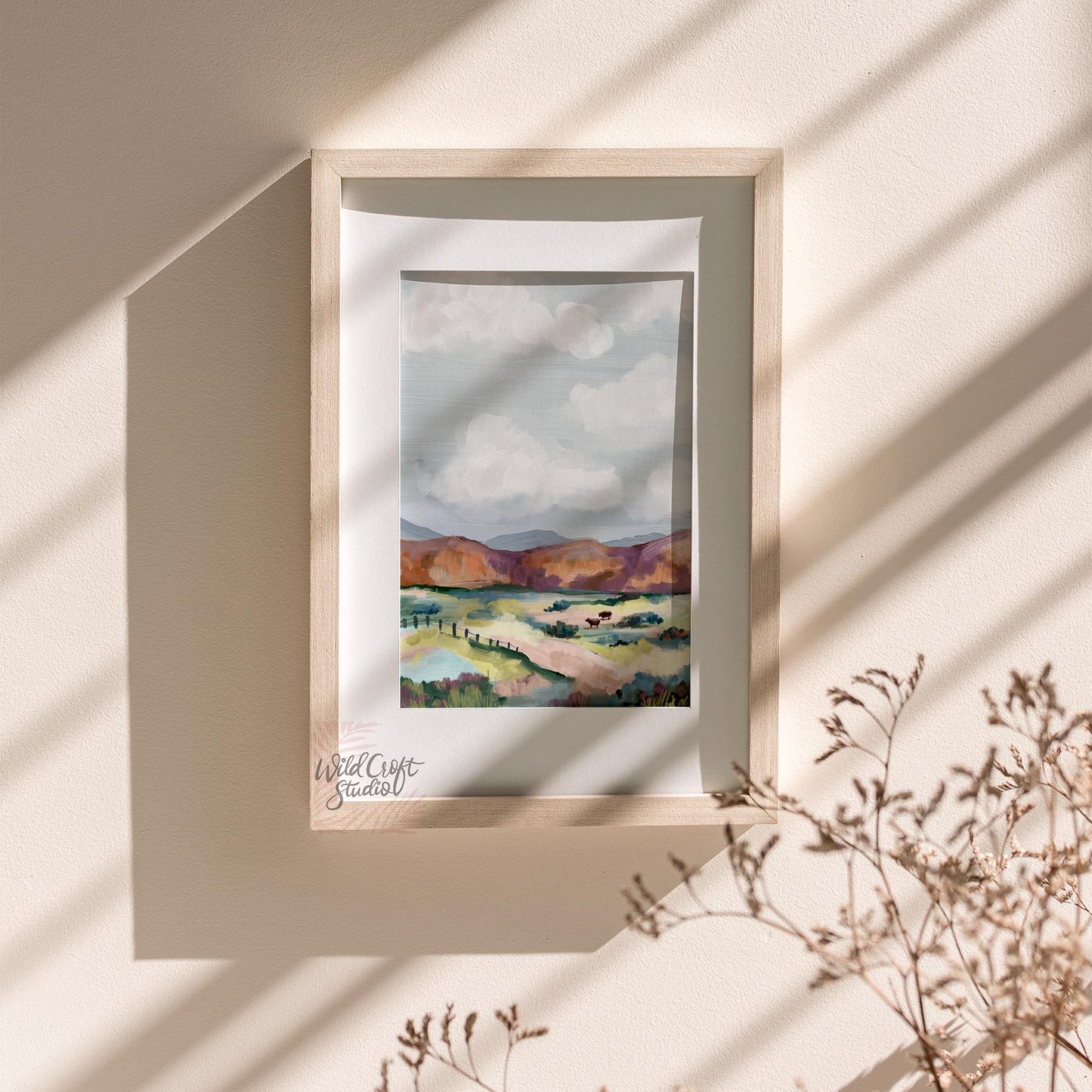 Quiet Meadows Landscape Art Print