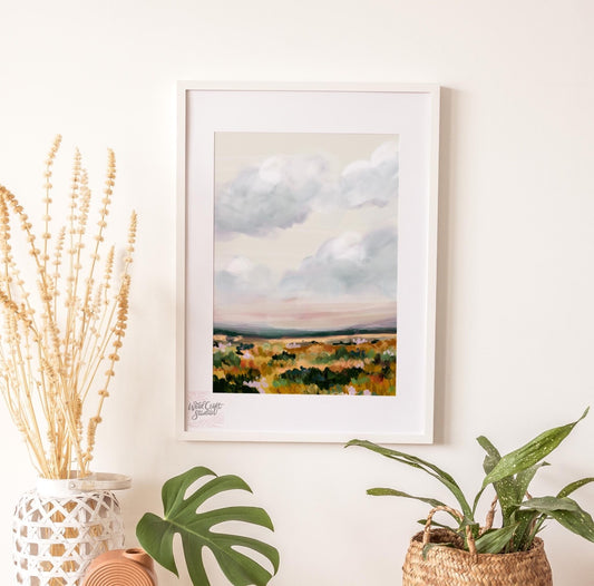 In The Distance Landscape Art Print