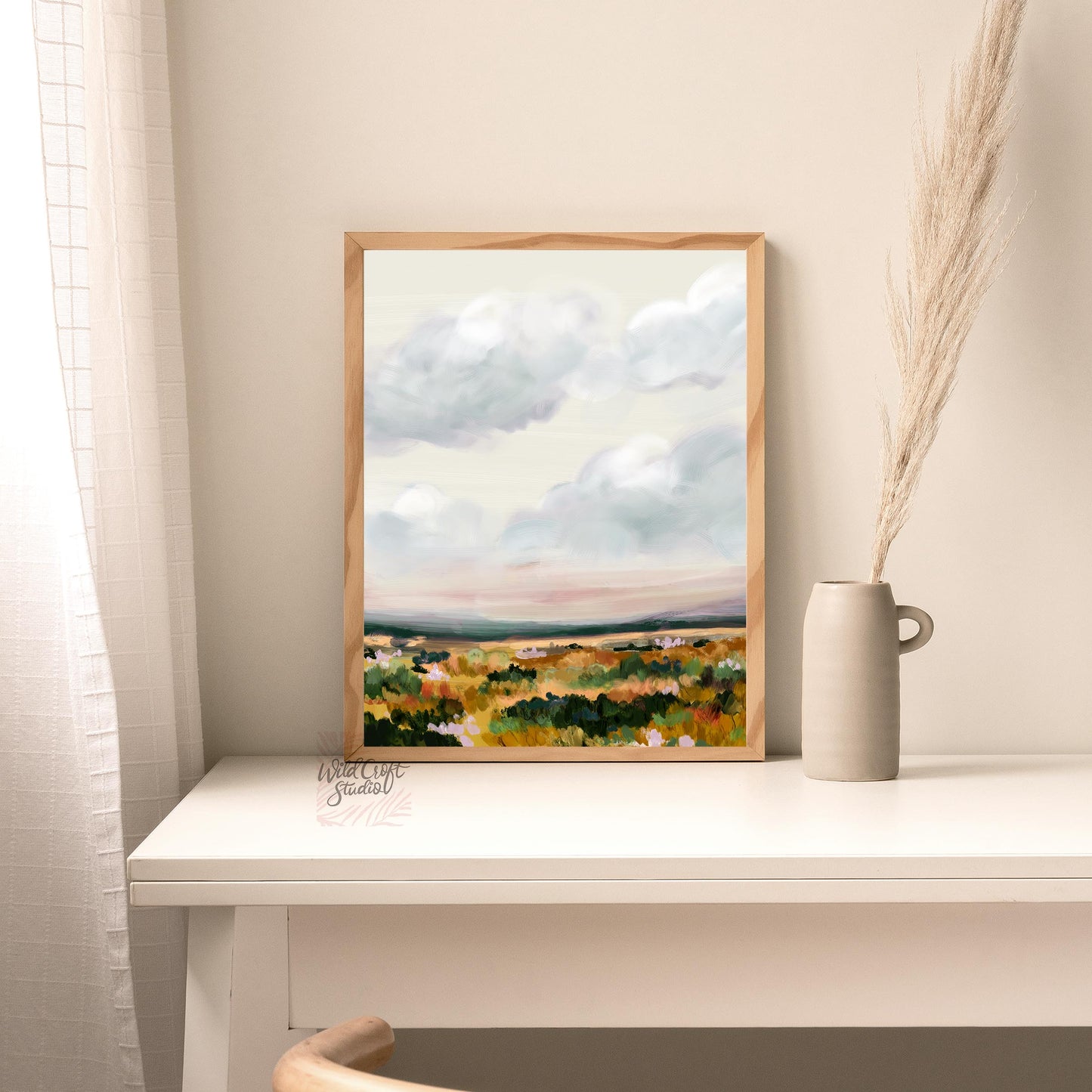 In The Distance Landscape Art Print