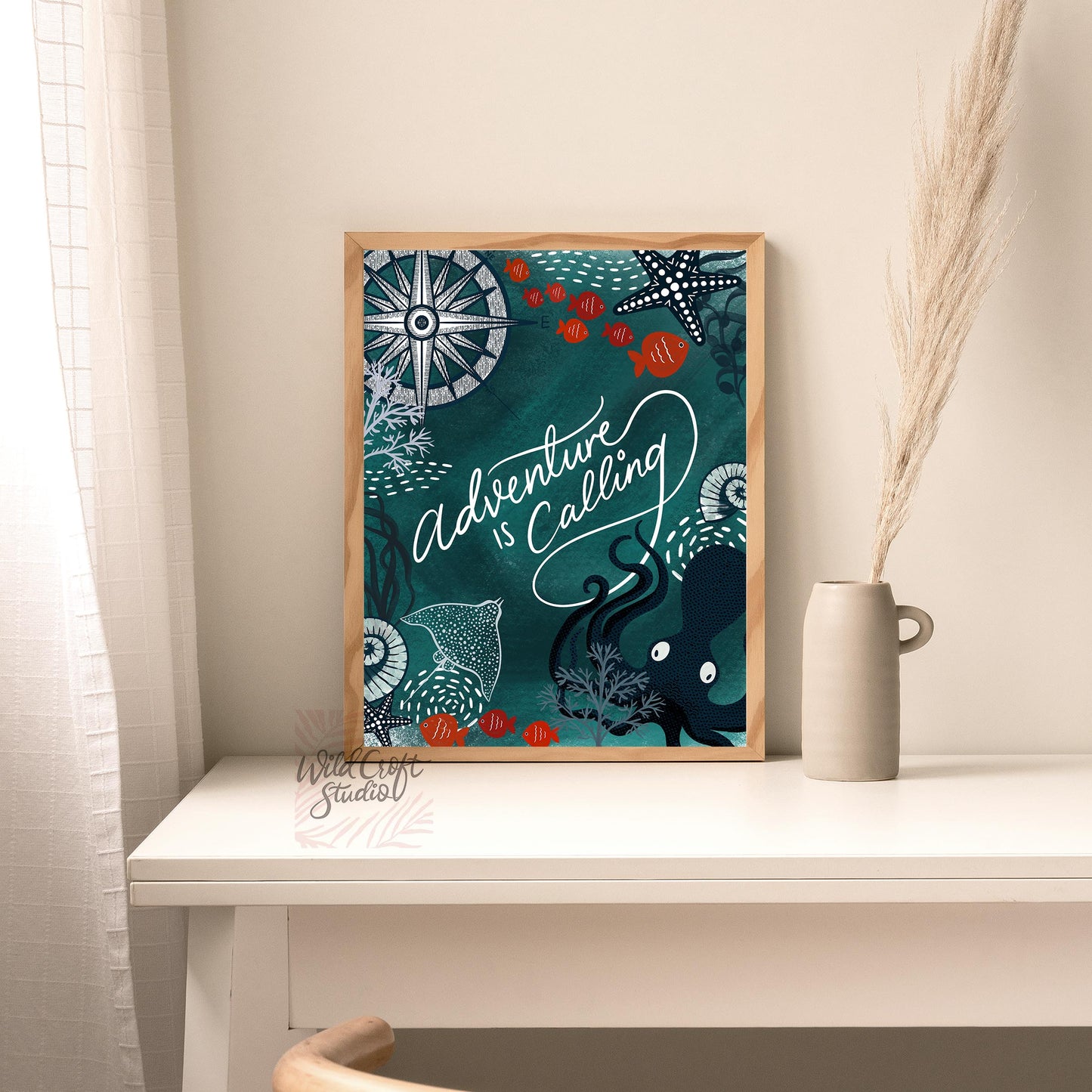 Adventure Is Calling Art Print