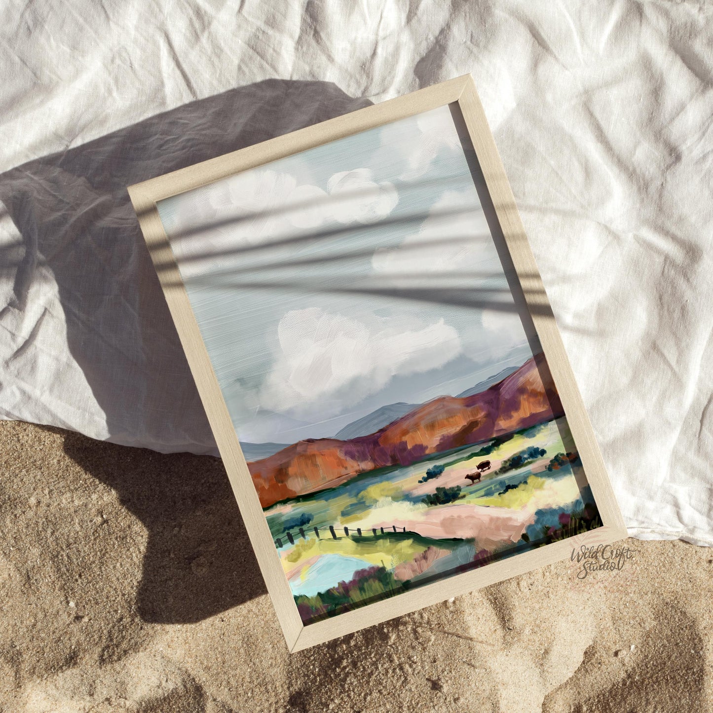 Quiet Meadows Landscape Art Print