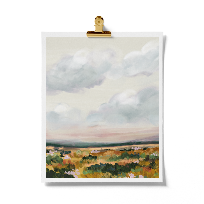 In The Distance Landscape Art Print