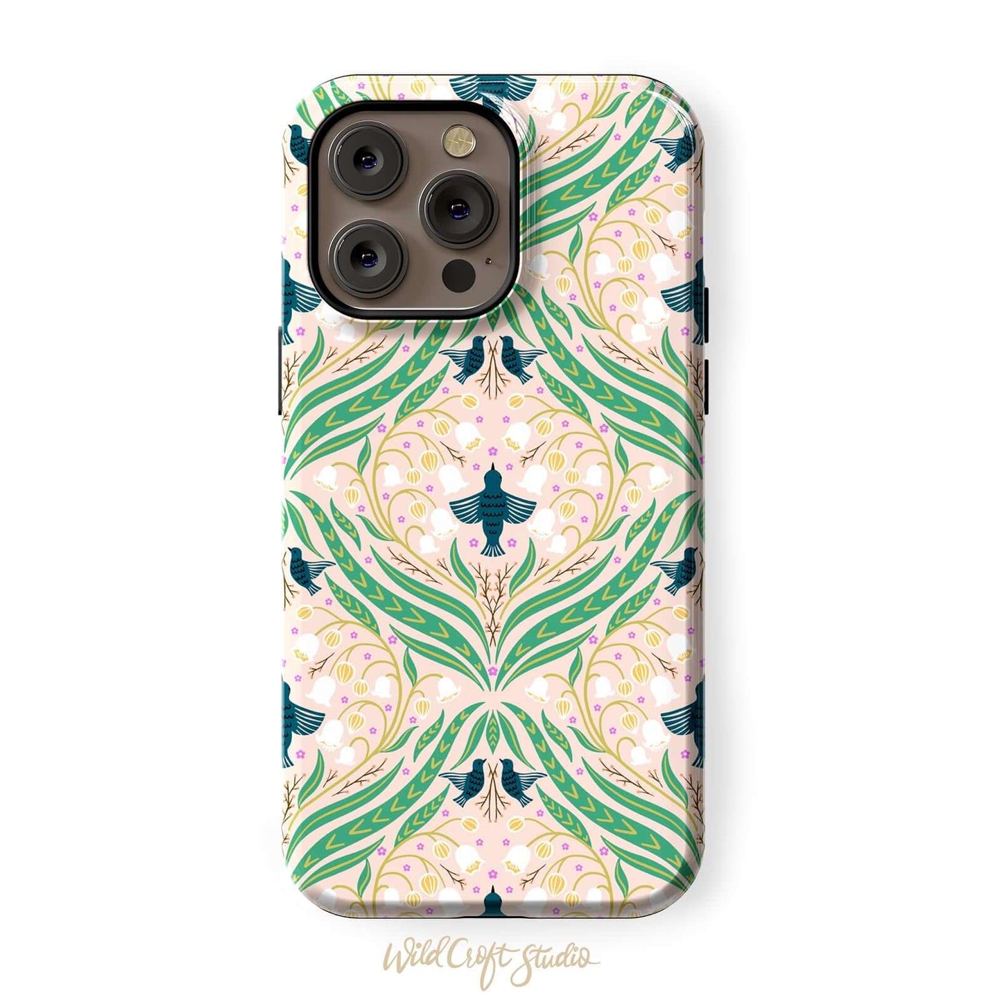Bird Floral Tough Case for iPhone