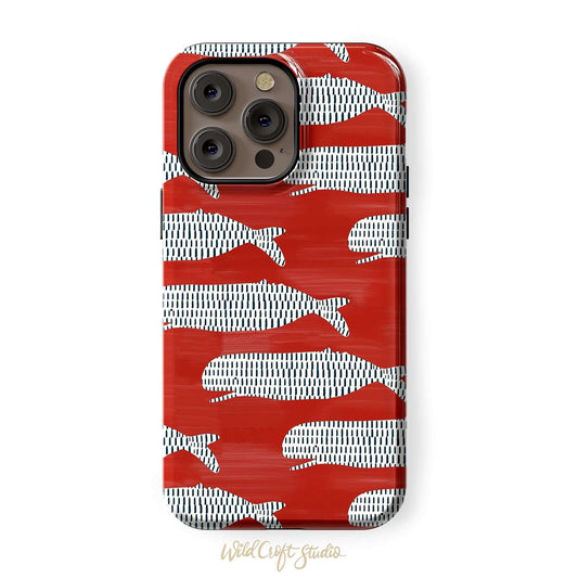 Red Whale Tough Case for iPhone