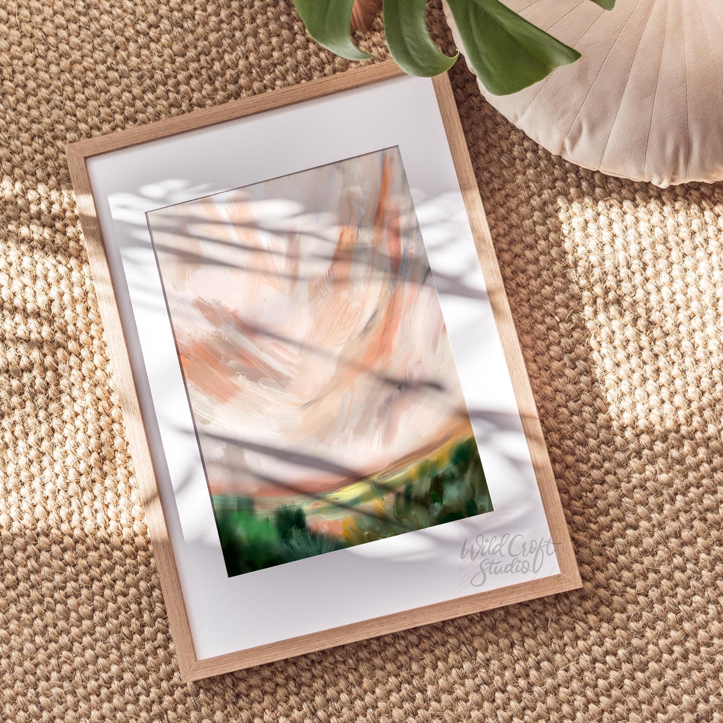 Serene Skies Landscape Art Print