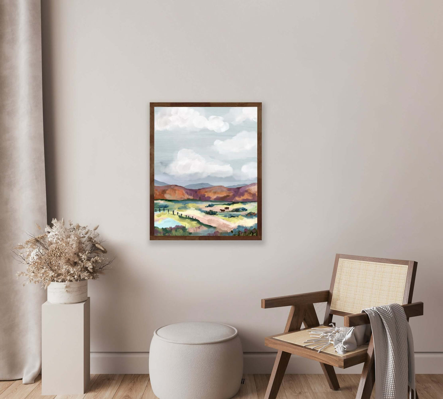 Quiet Meadows Landscape Art Print