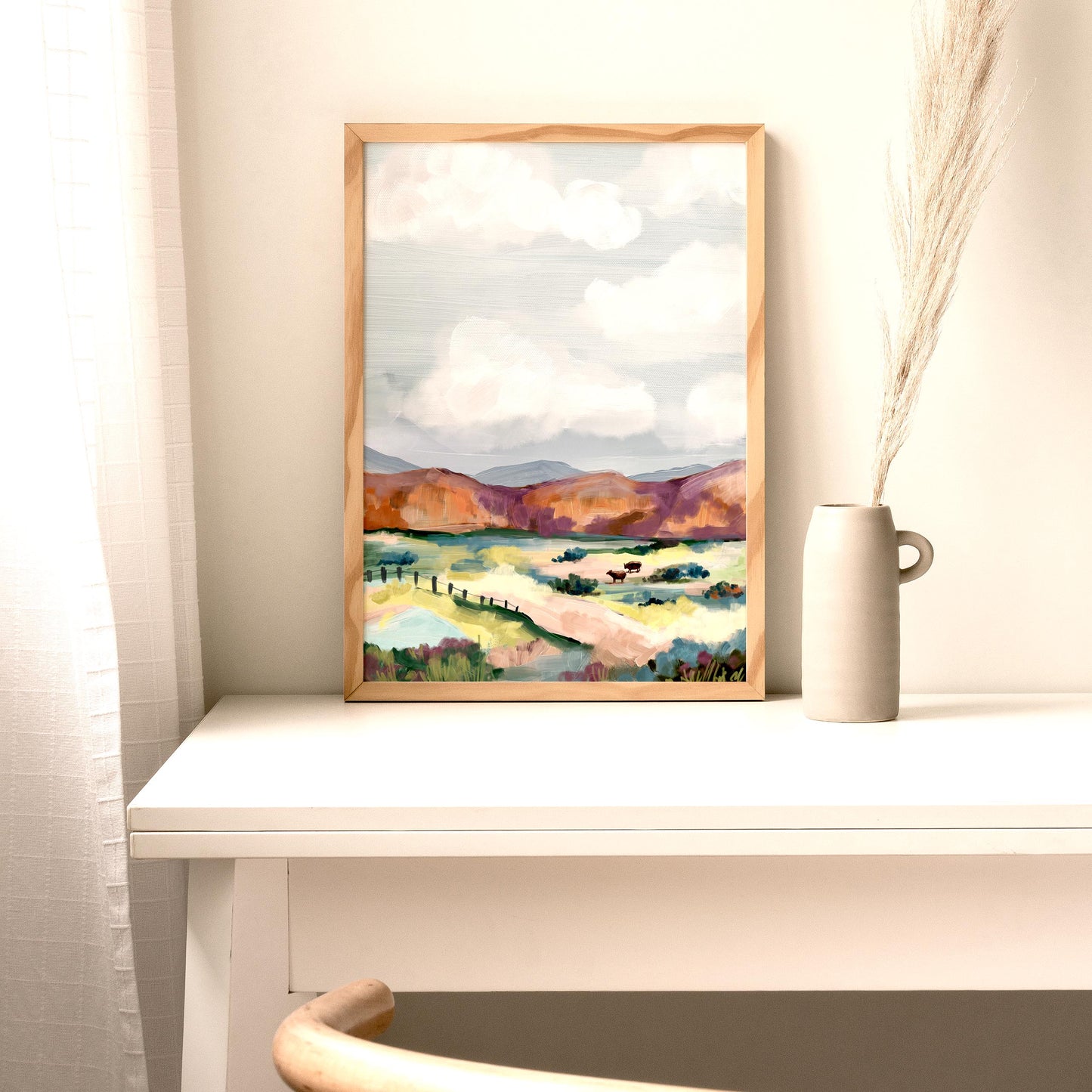 Quiet Meadows Landscape Art Print