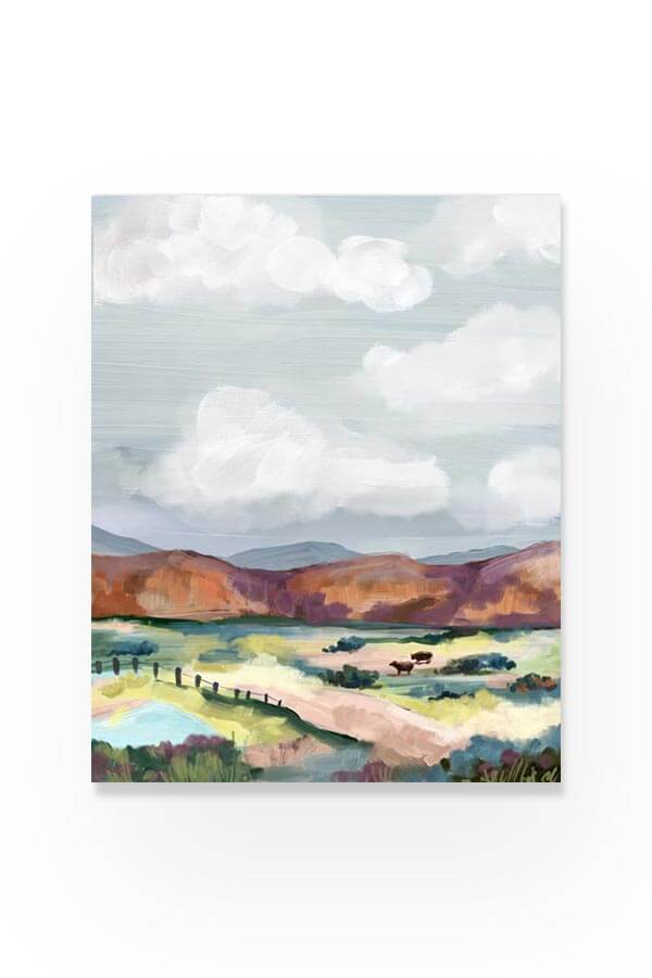 Quiet Meadows Landscape Art Print