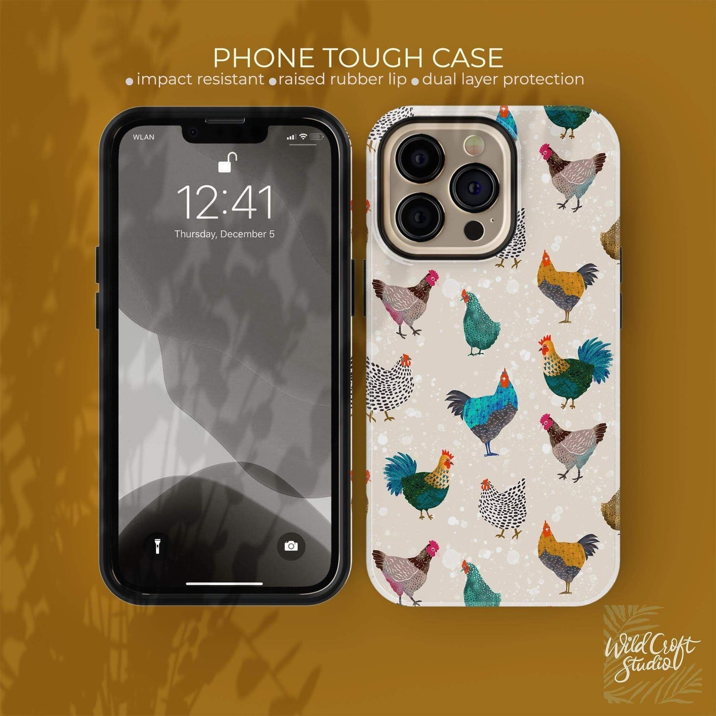 Chicken Cream Tough Case for iPhone