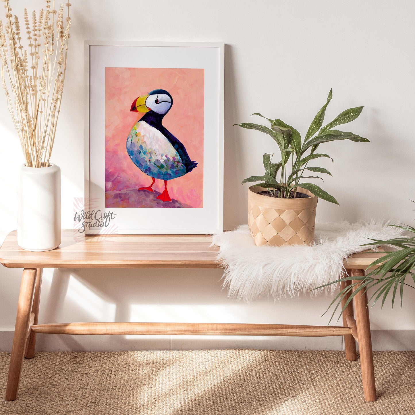 Puffin Bird Art Print