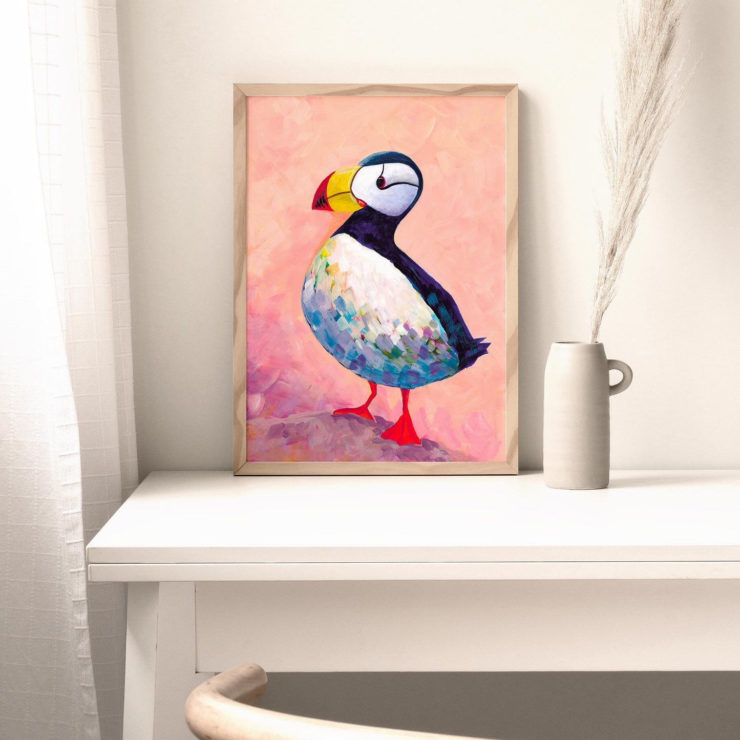Puffin Bird Art Print