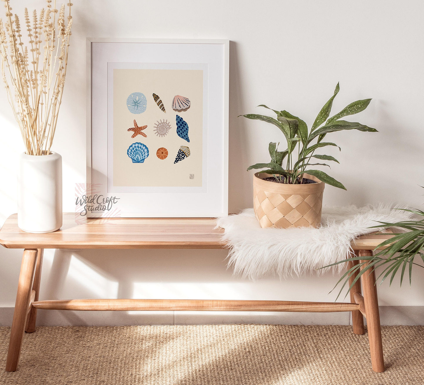 Summer Seashells Art Print