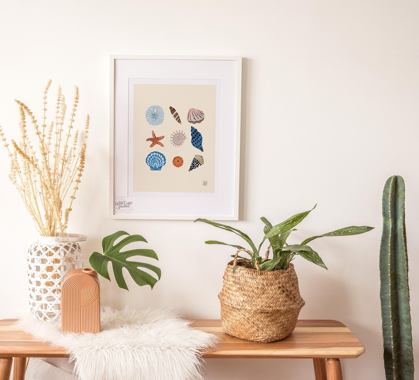Summer Seashells Art Print
