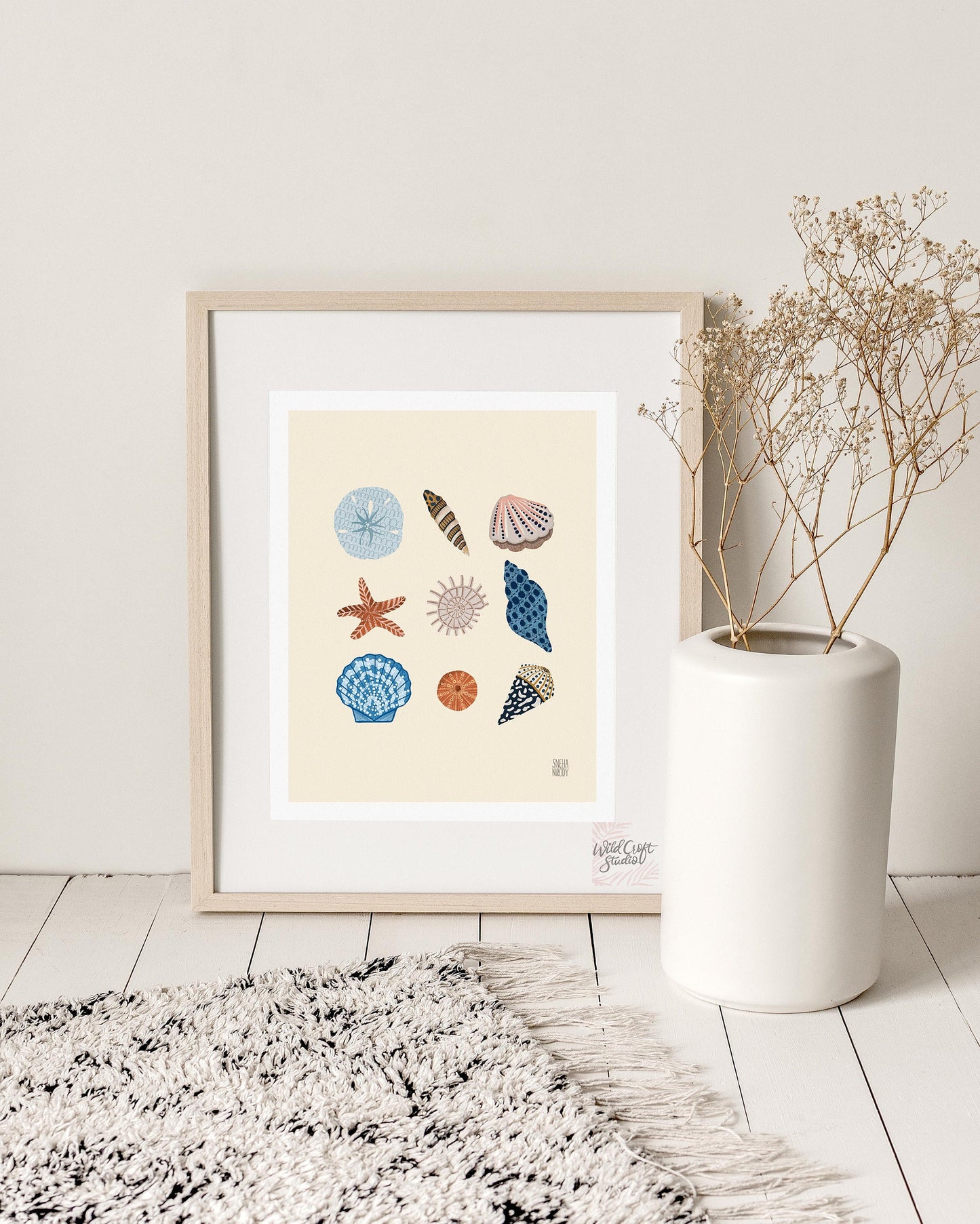 Summer Seashells Art Print