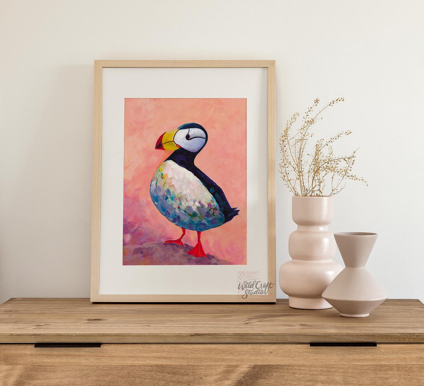 Puffin Bird Art Print