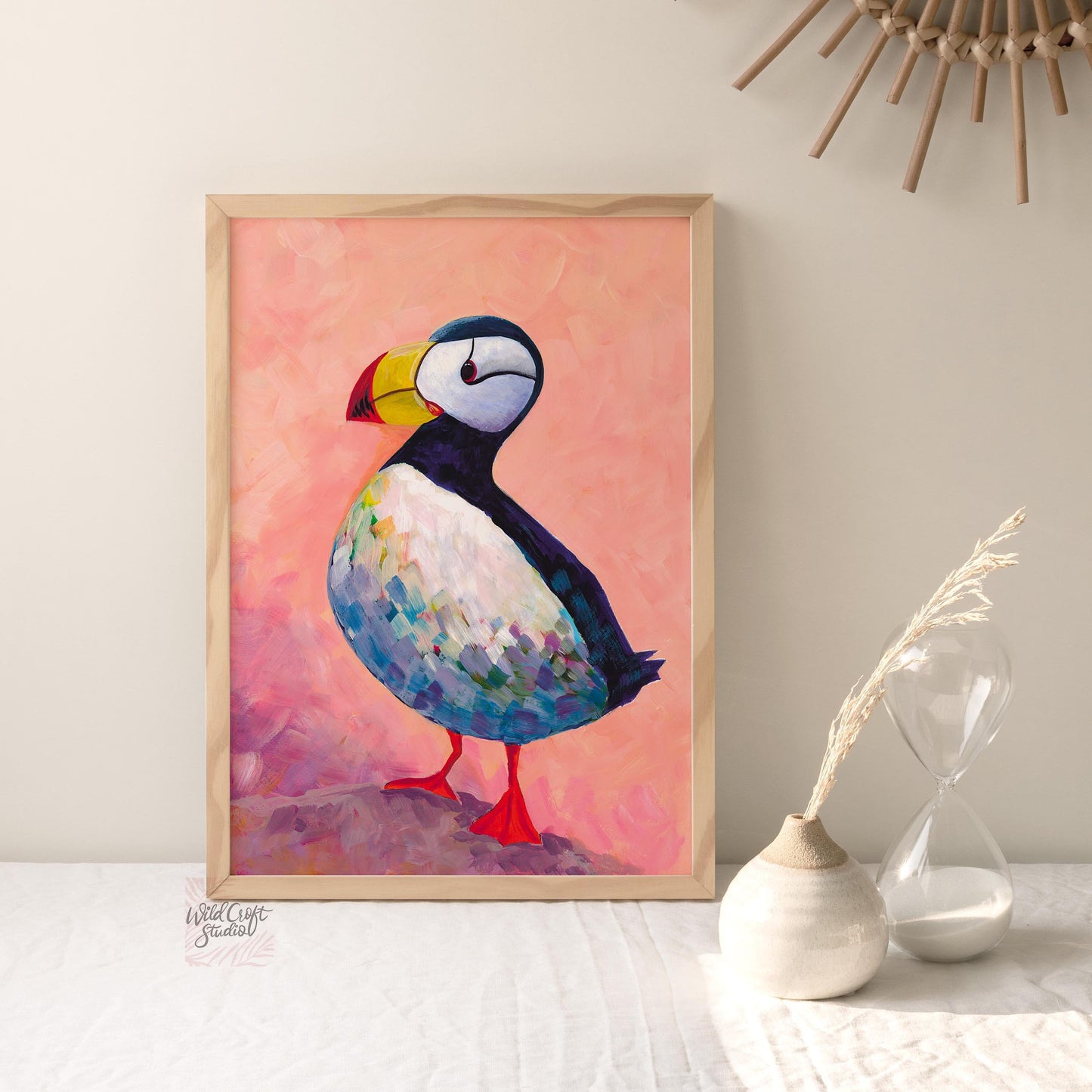 Puffin Bird Art Print