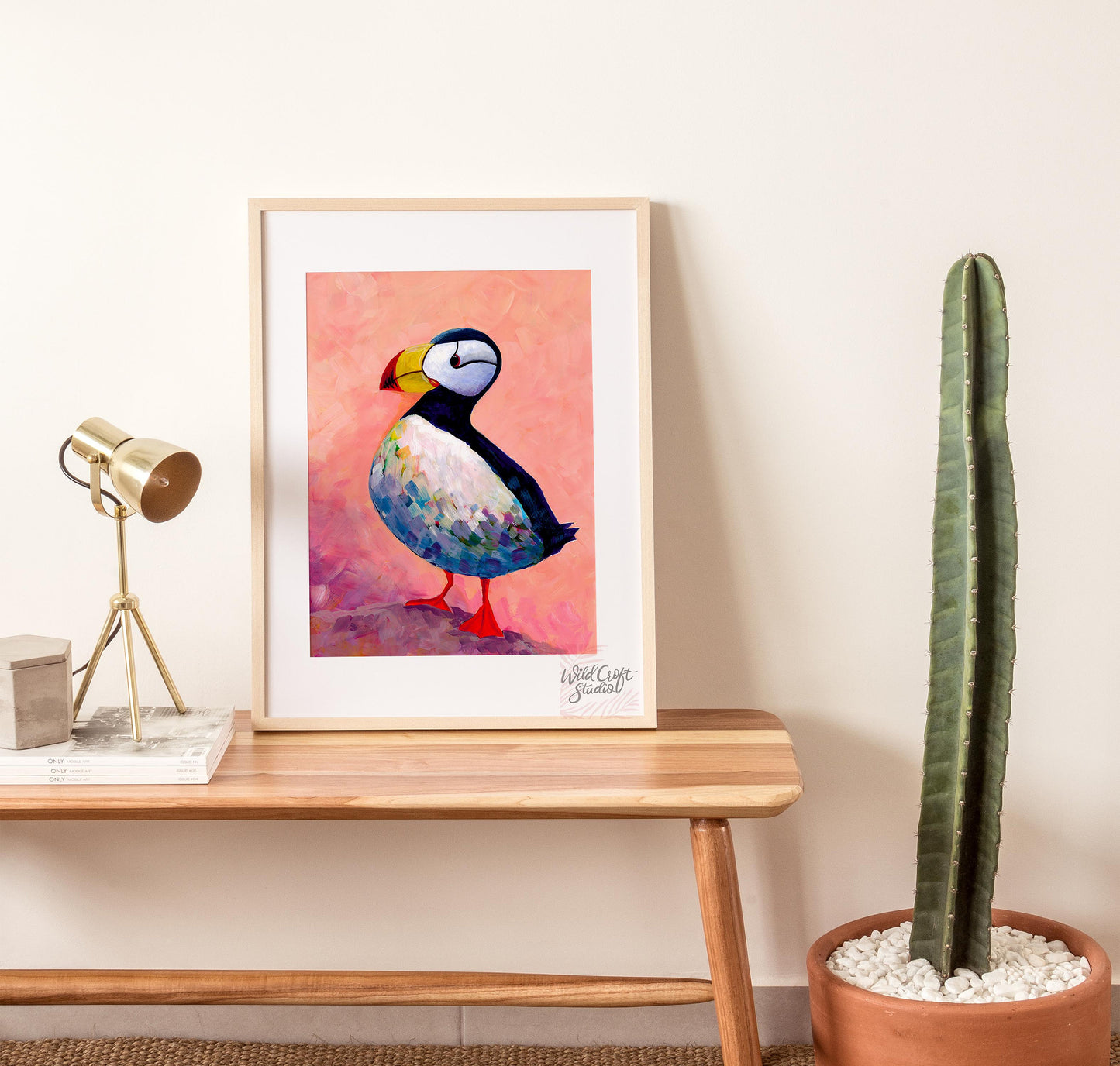 Puffin Bird Art Print