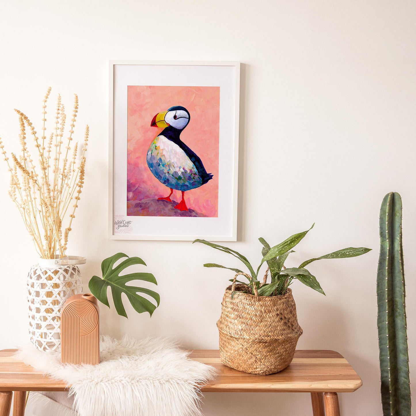 Puffin Bird Art Print