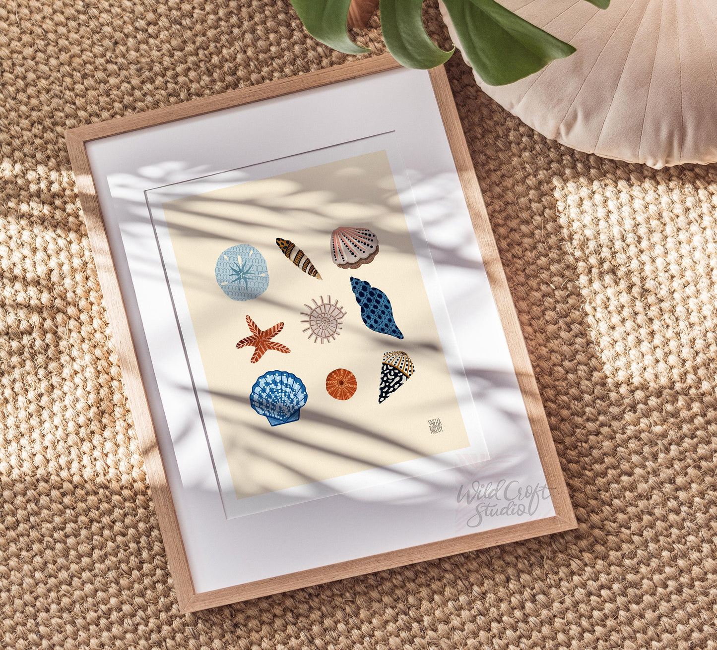 Summer Seashells Art Print