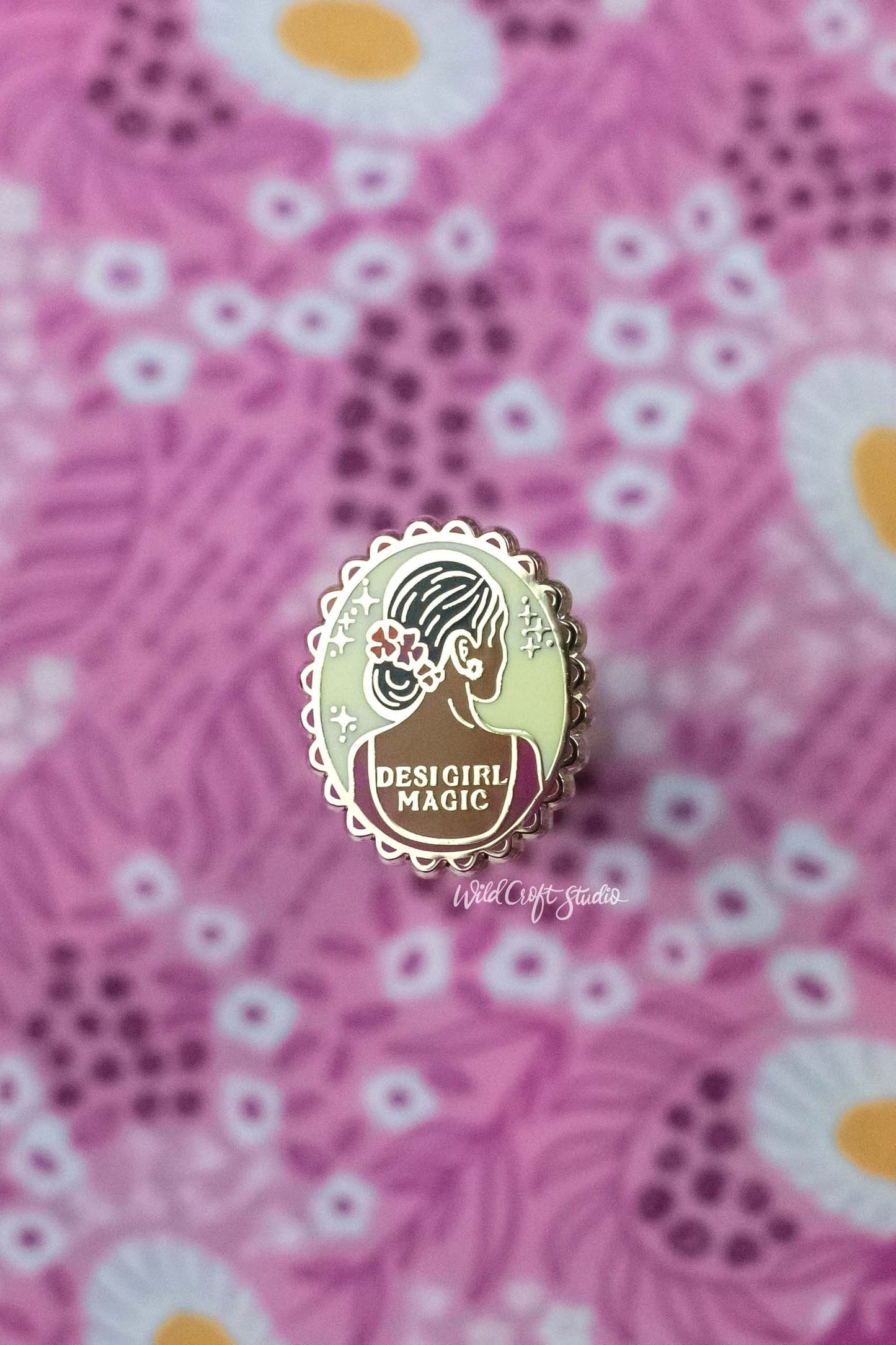 Desi Girl Magic Hard Enamel Pin