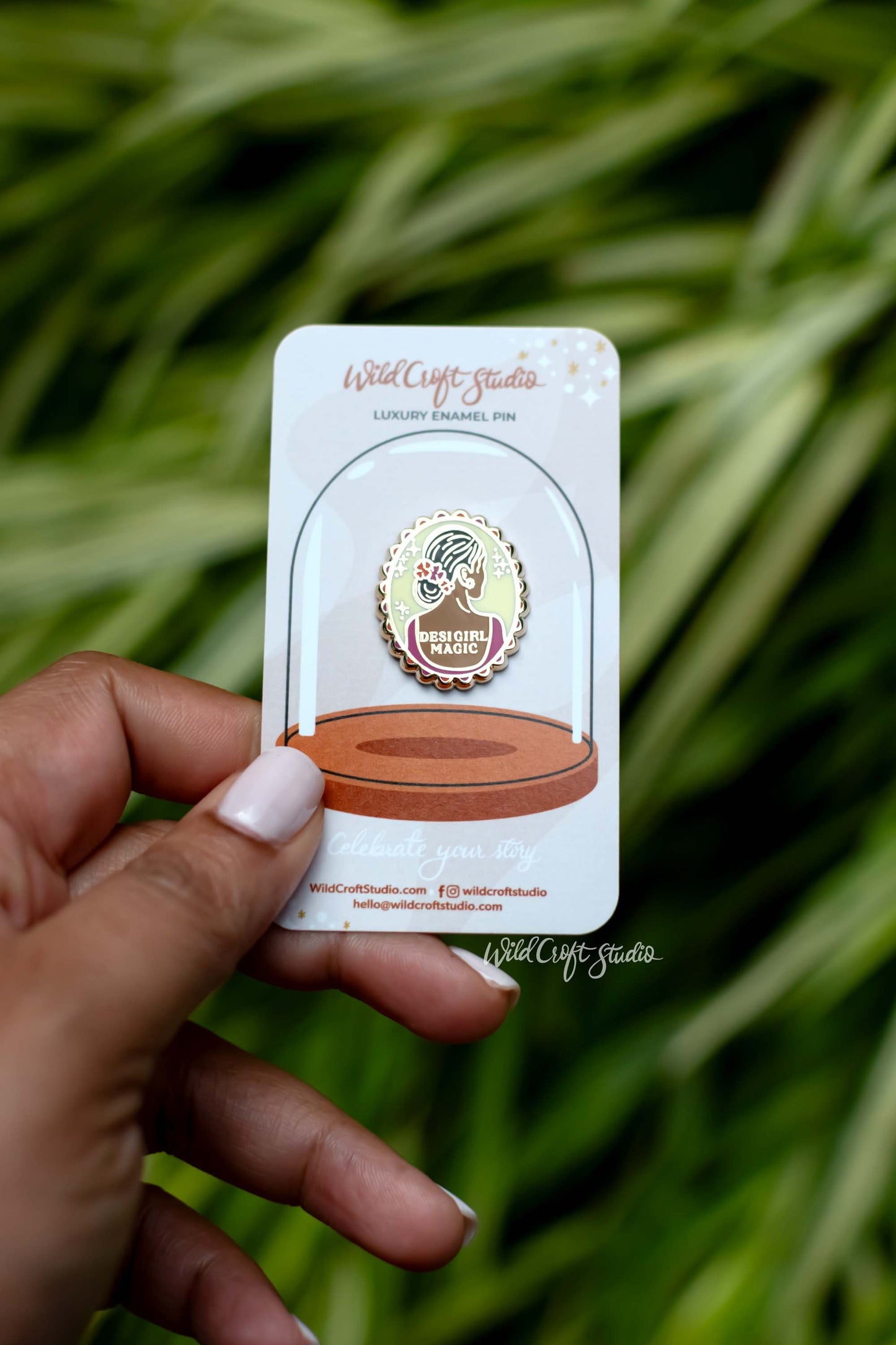 Desi Girl Magic Hard Enamel Pin