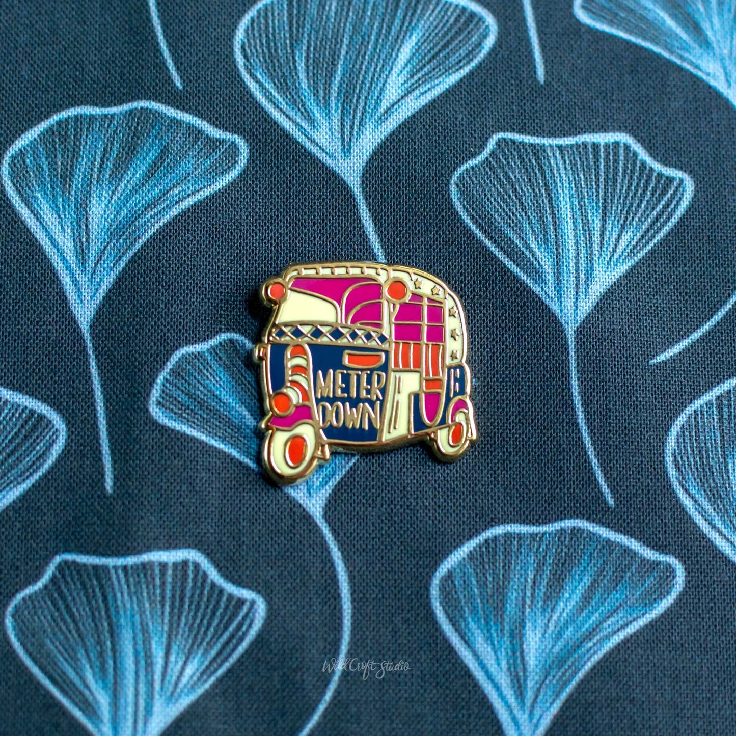 Auto Rickshaw Hard Enamel Pin