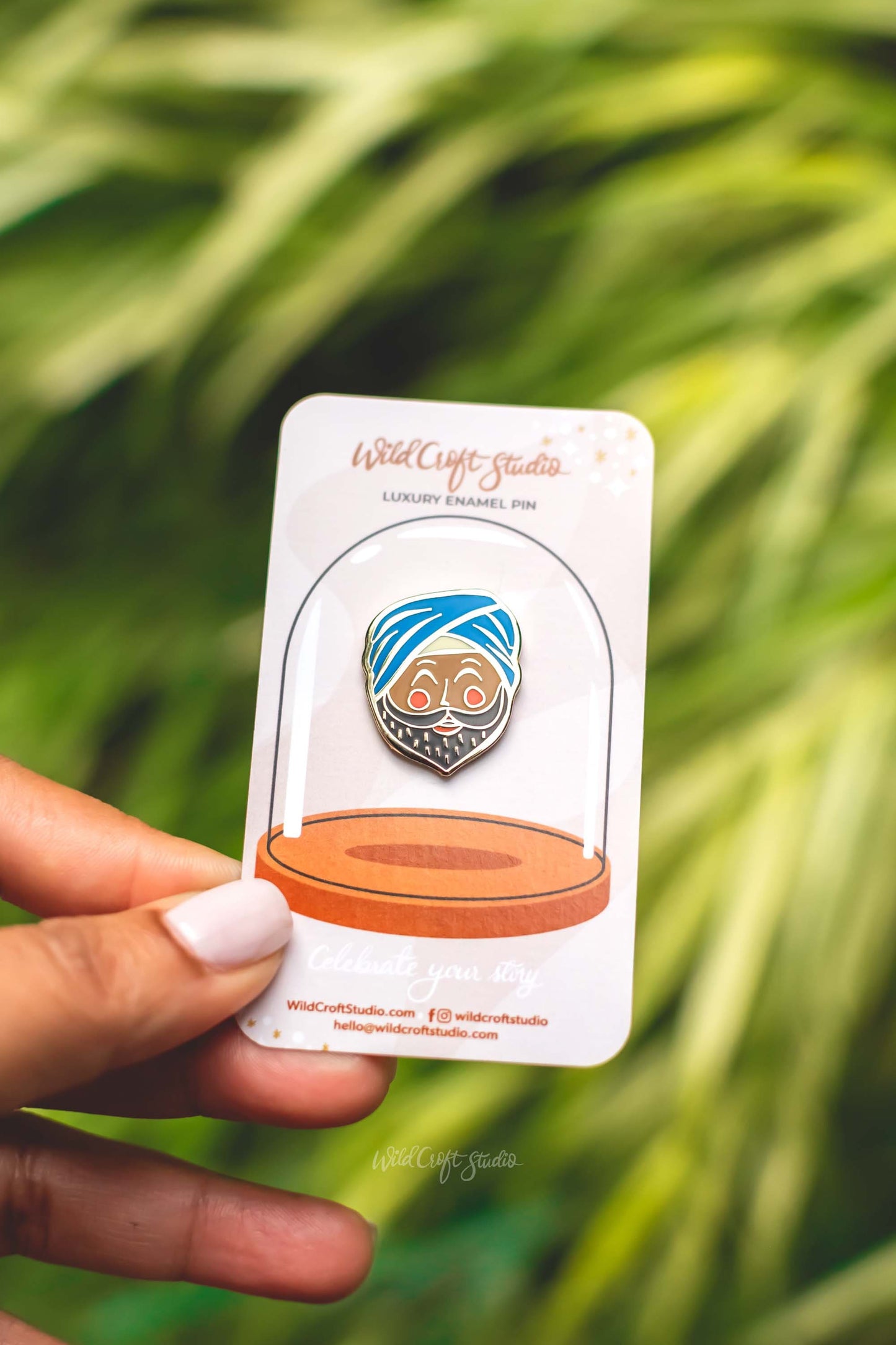 Sardarji Hard Enamel Pin