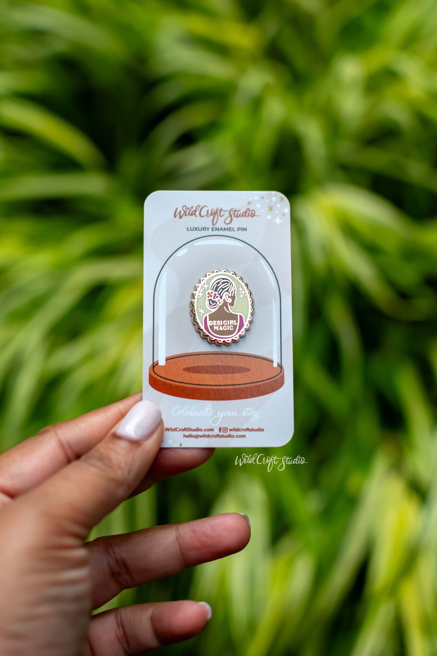 Desi Girl Magic Hard Enamel Pin