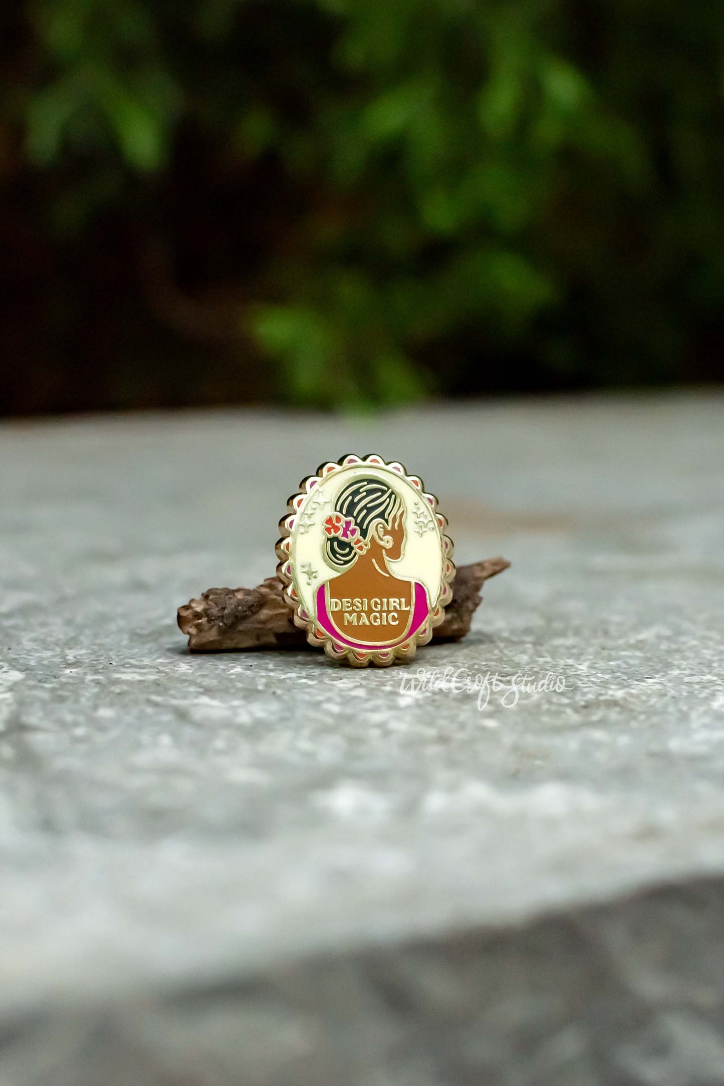Desi Girl Magic Hard Enamel Pin