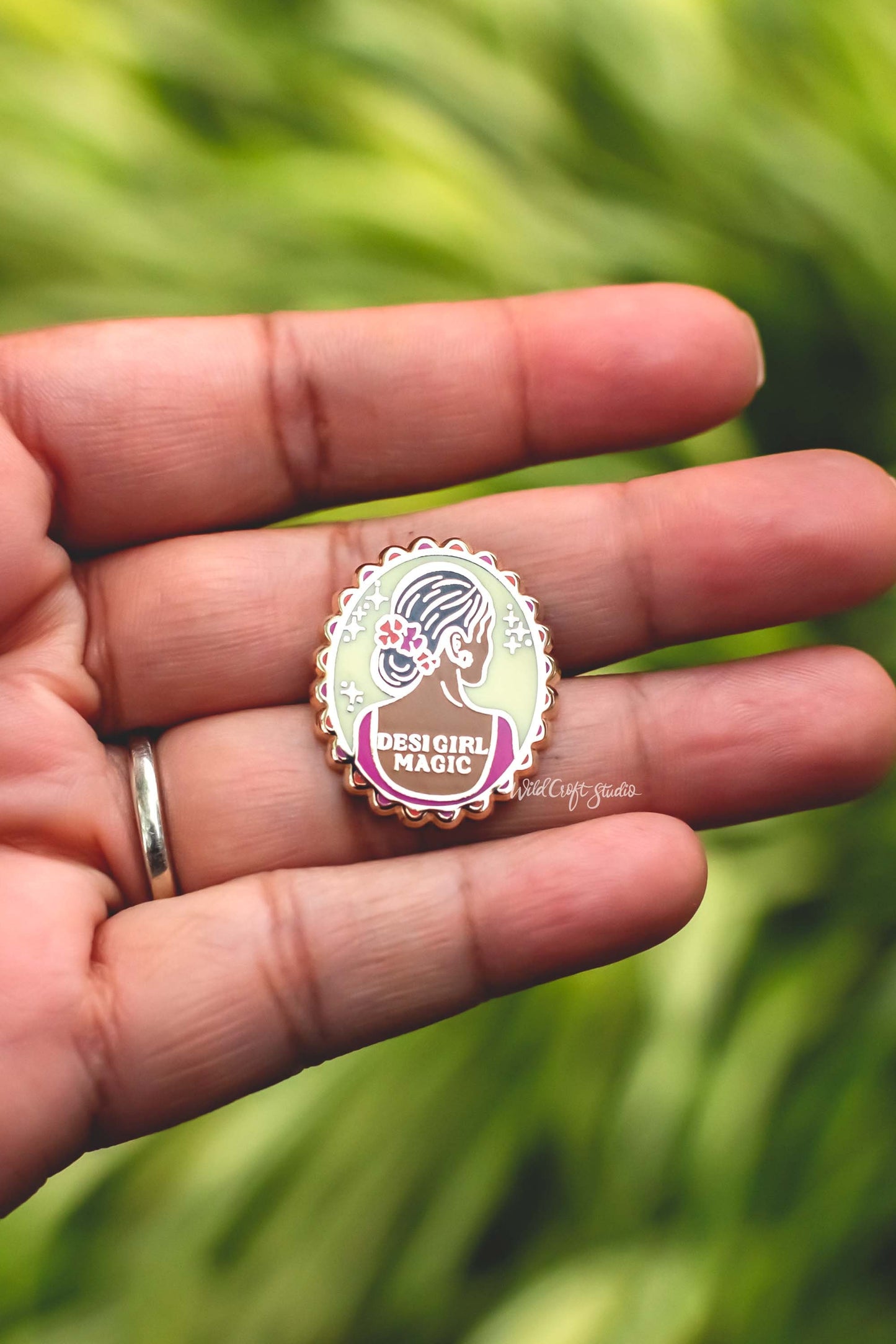 Desi Girl Magic Hard Enamel Pin