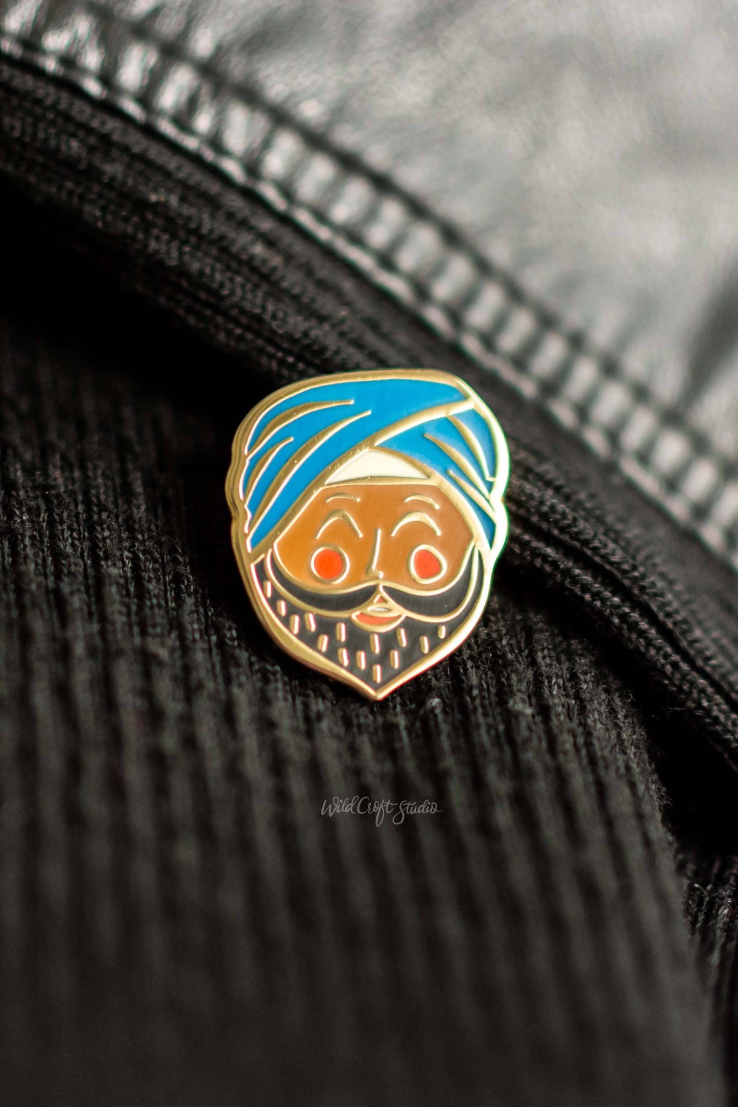 Sardarji Hard Enamel Pin