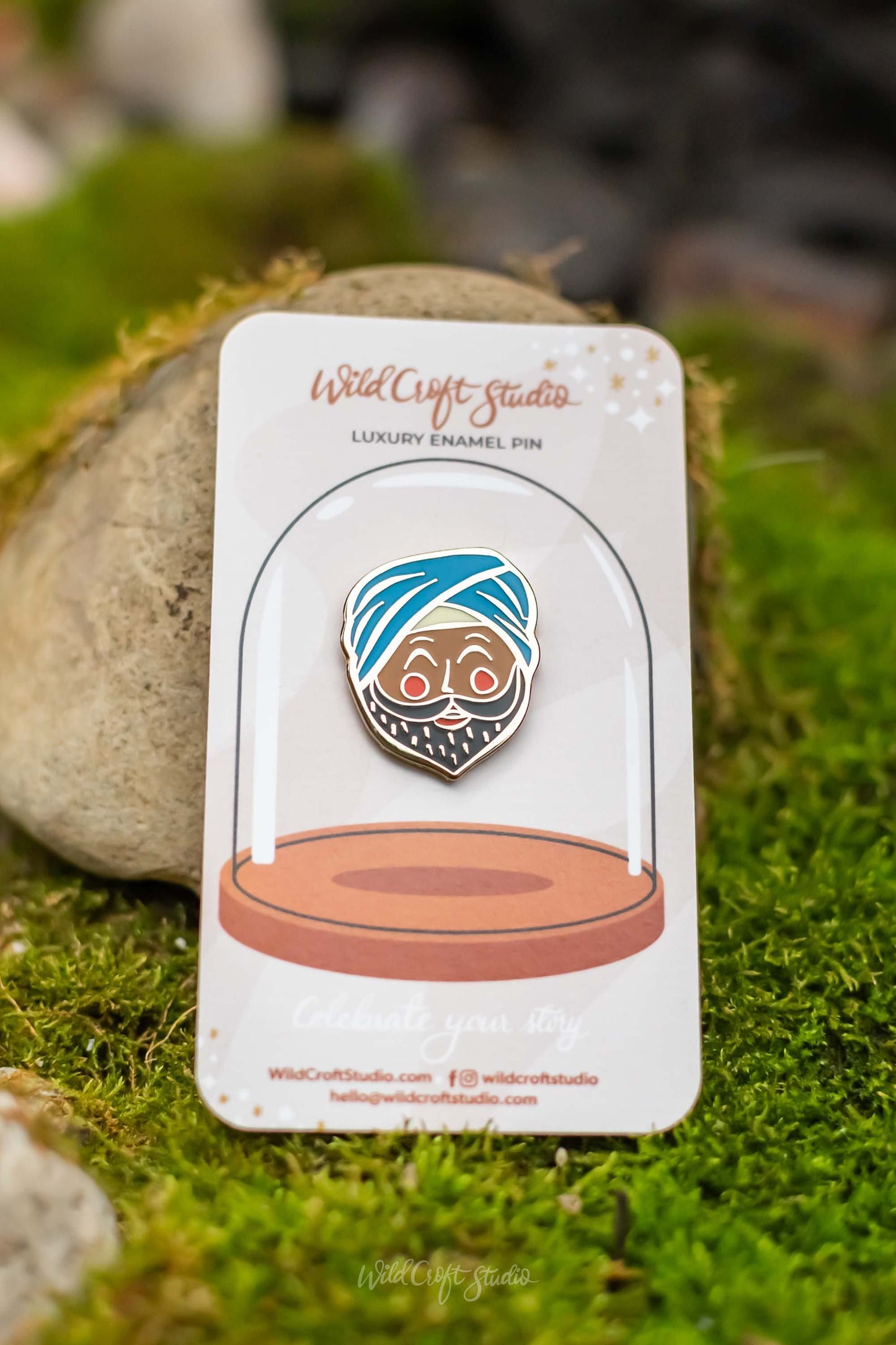 Sardarji Hard Enamel Pin