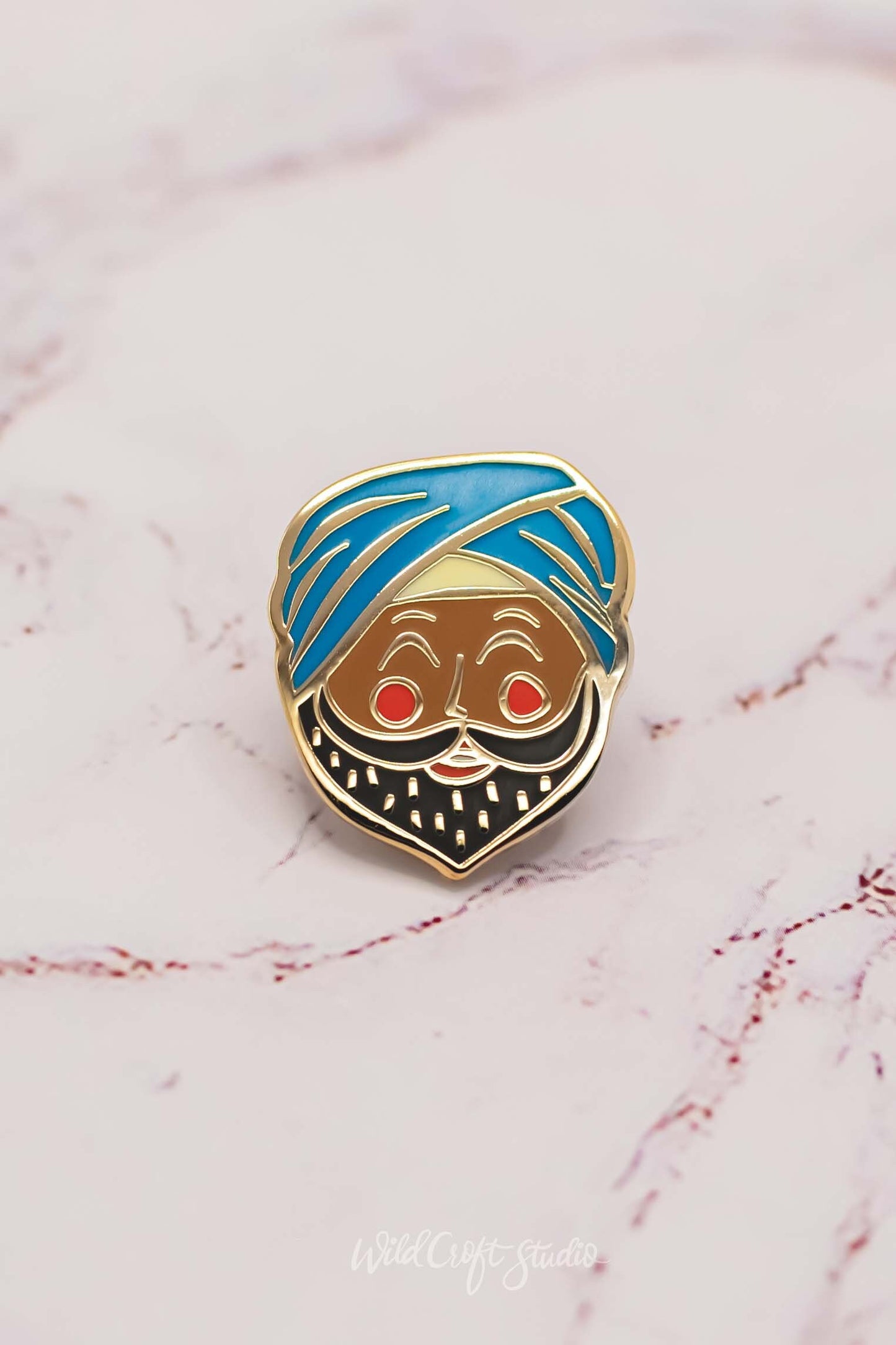 Sardarji Hard Enamel Pin