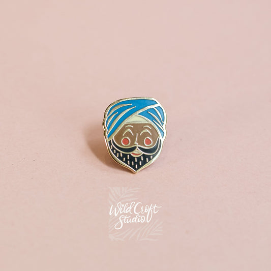 Sardarji Hard Enamel Pin