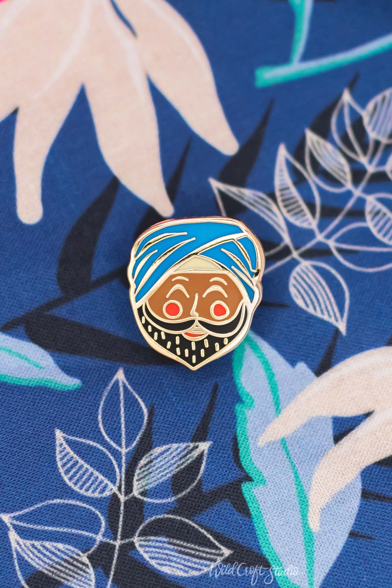 Sardarji Hard Enamel Pin WS