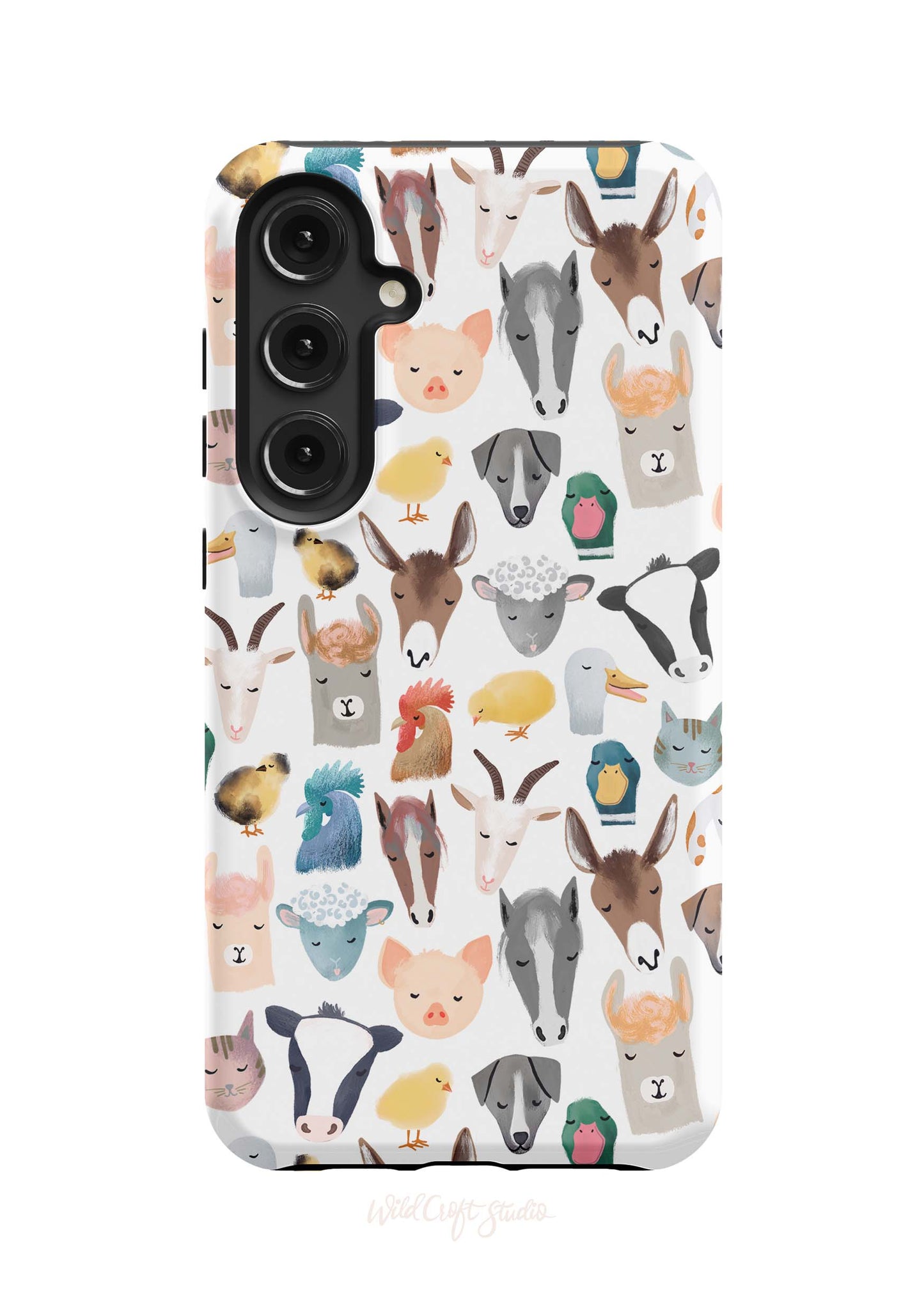 a phone case with animals on it